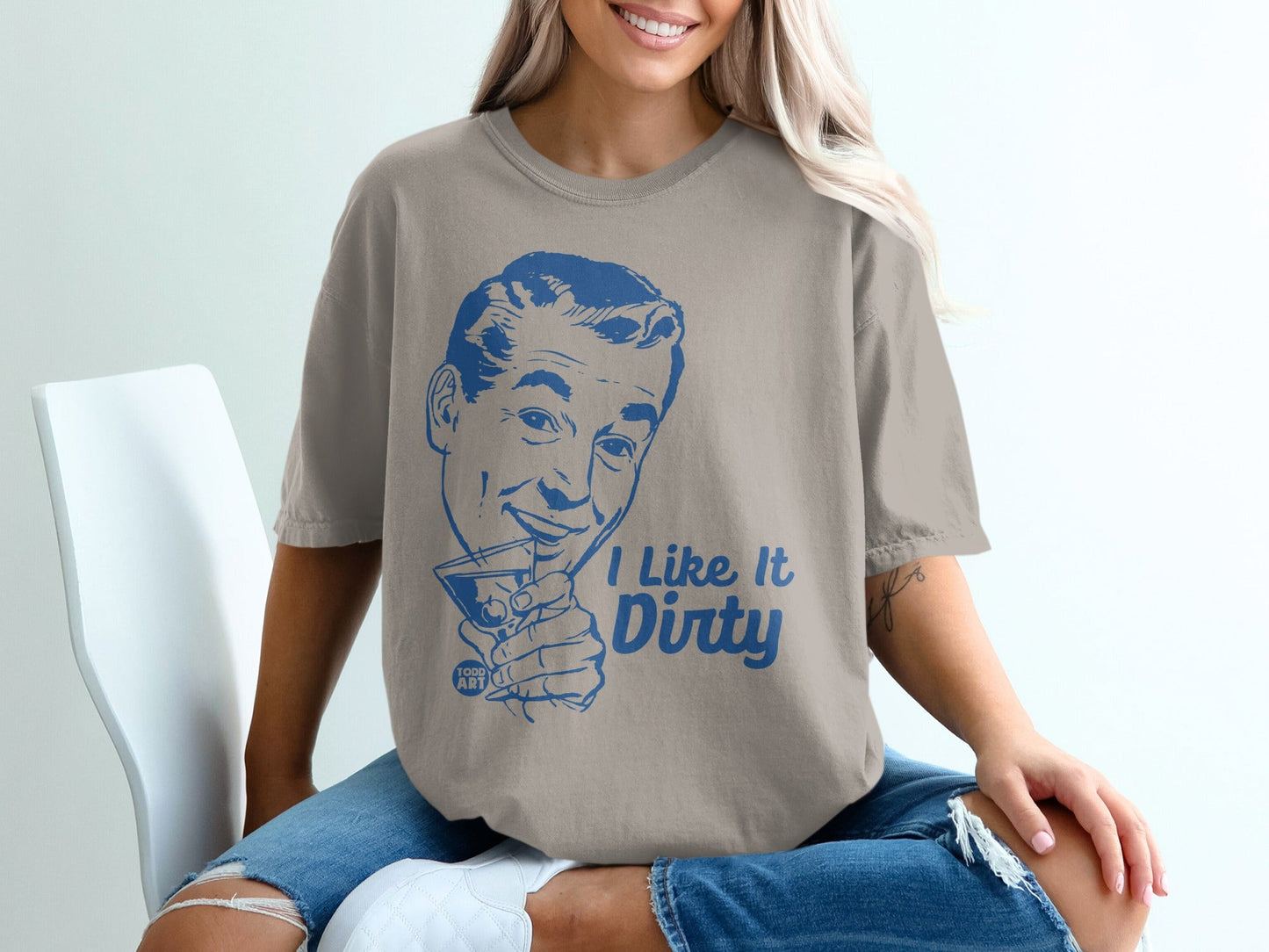 I Like It Dirty Vintage Graphic Tee Product