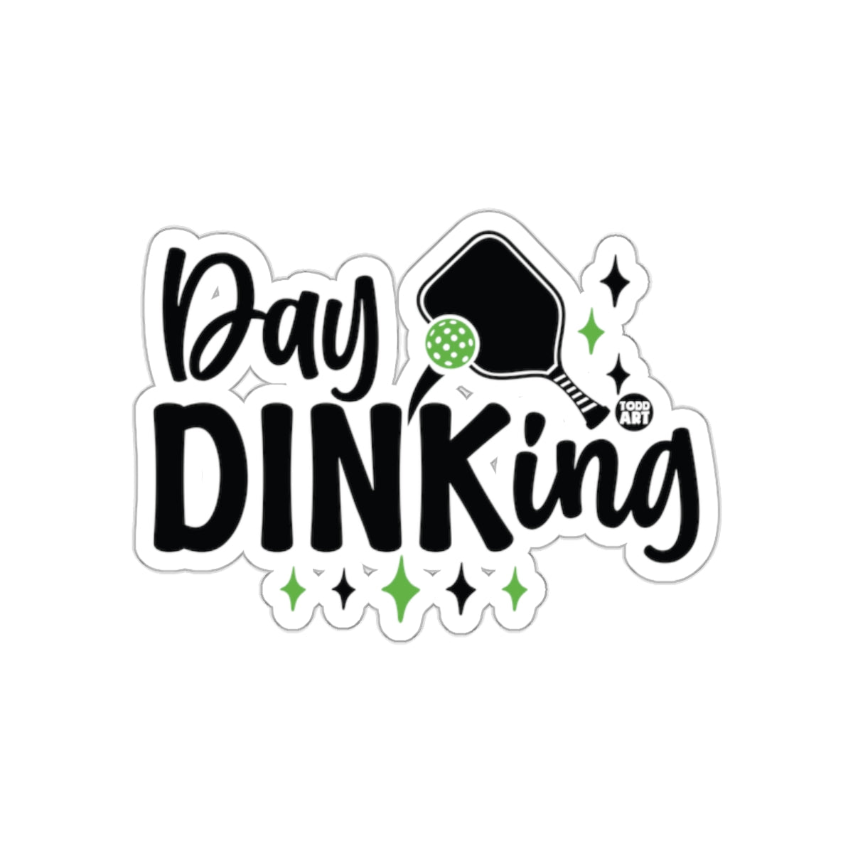 Day Dinking Pickleball Paddles Sporty Team Play sticker