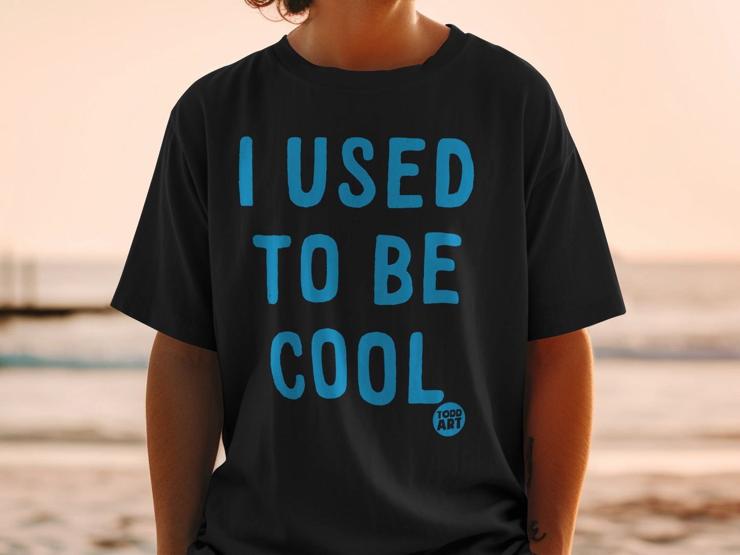 I Used to Be Cool Todd Art Graphic T-Shirt