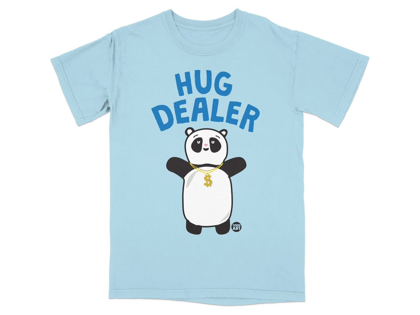 Funny 'Hug Dealer' Panda Graphic T-Shirt