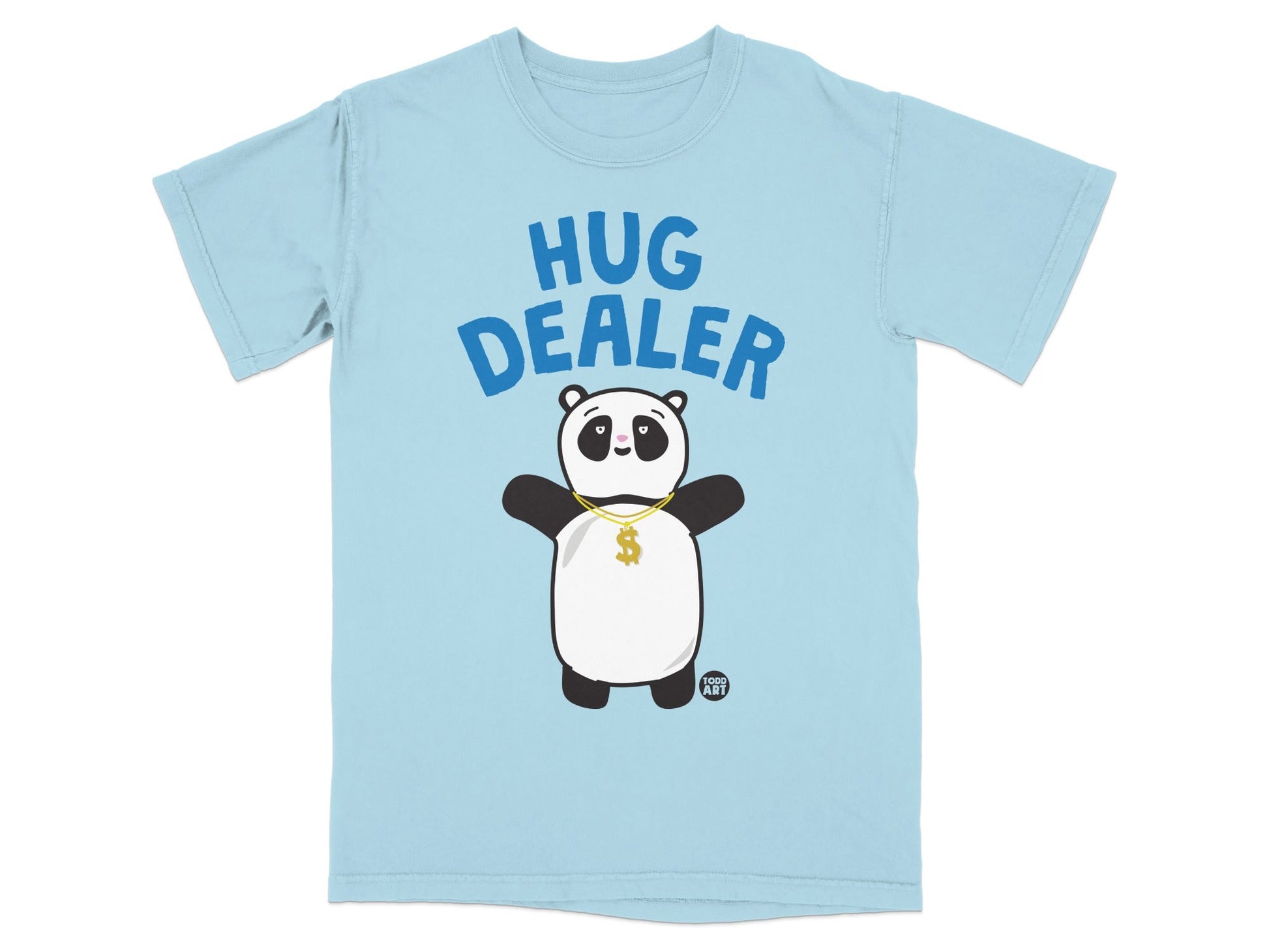 Funny 'Hug Dealer' Panda Graphic T-Shirt