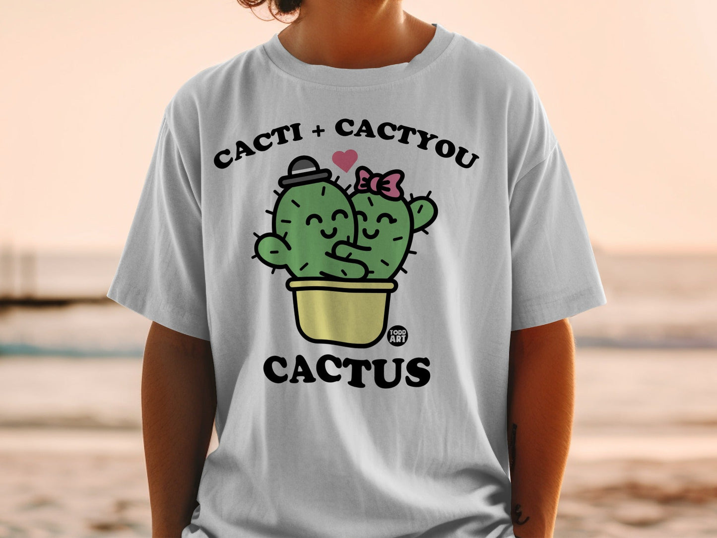 Cacti + Cactyou Cactus Design T-Shirt for Fans