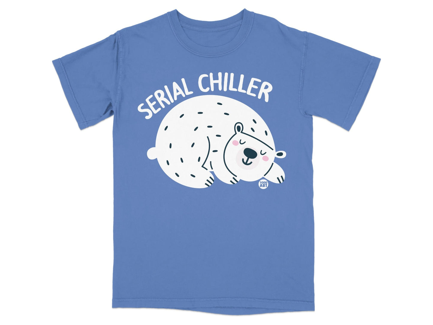 Serial Chiller Cute Sleeping Polar Bear T-Shirt