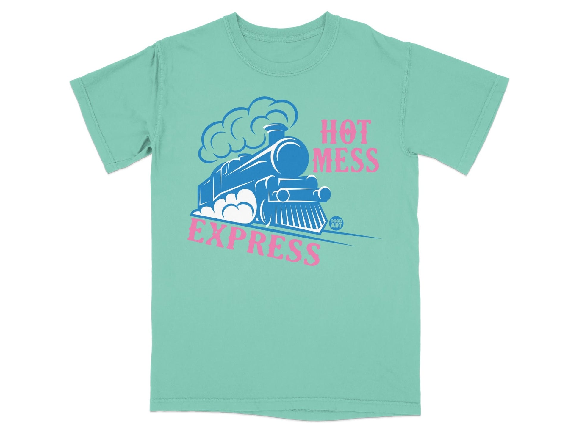 Hot Mess Express Train Graphic Tee with Fun Design
