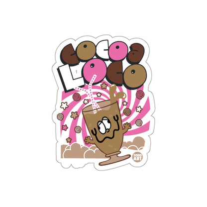 Cocoa Loco Fun Cartoon Themed Sticker for All Ages