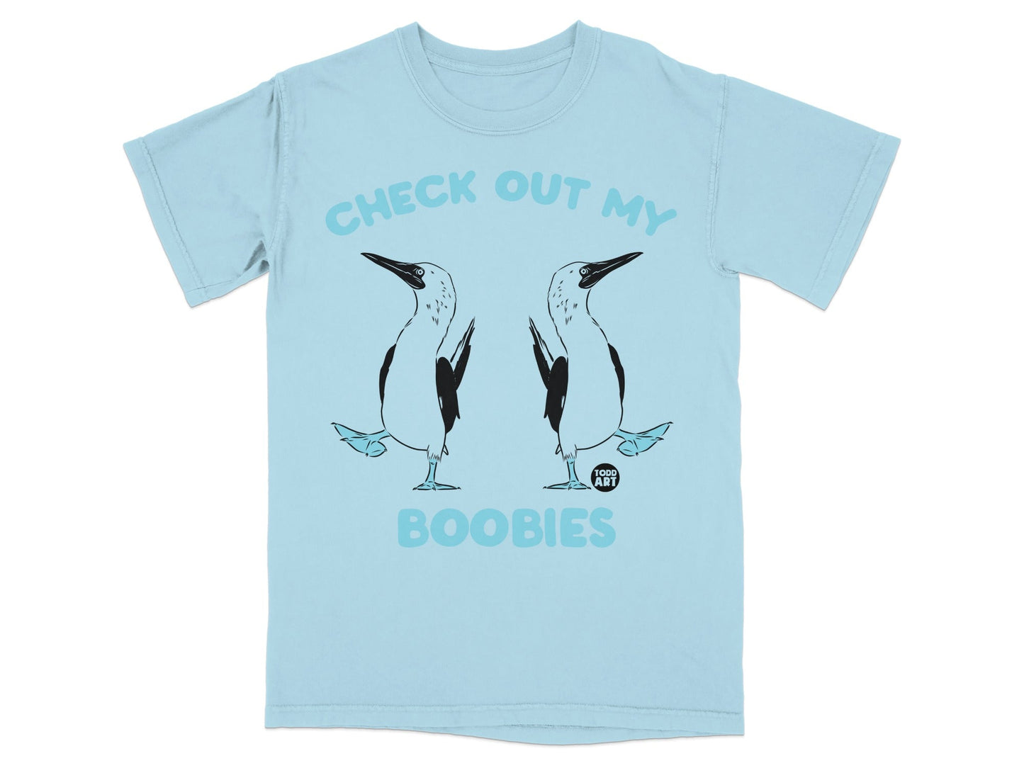 Check Out My Boobies Graphic Printed T-shirt