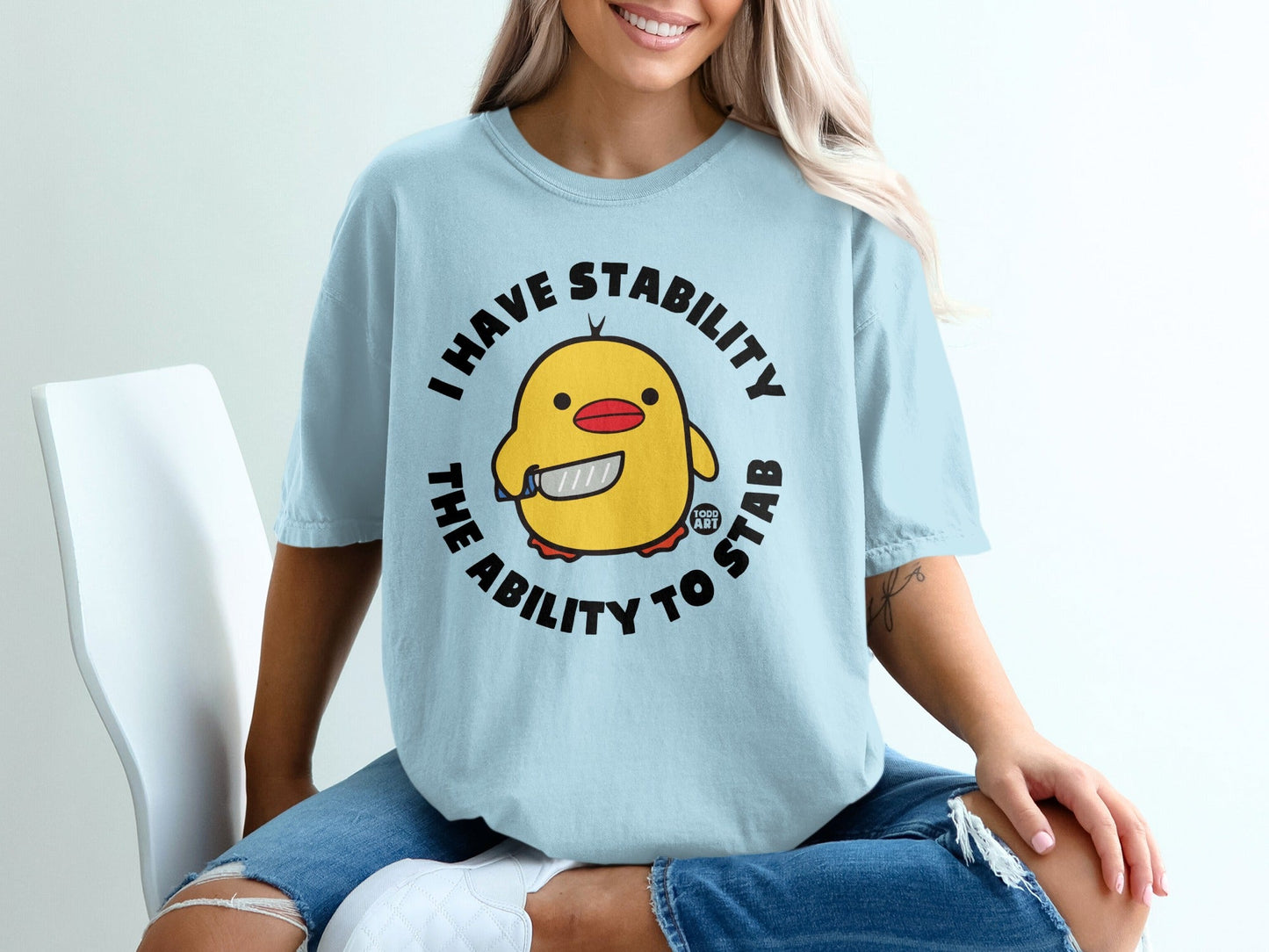 I Have Stability The Ability To Stab Graphic T-Shirt