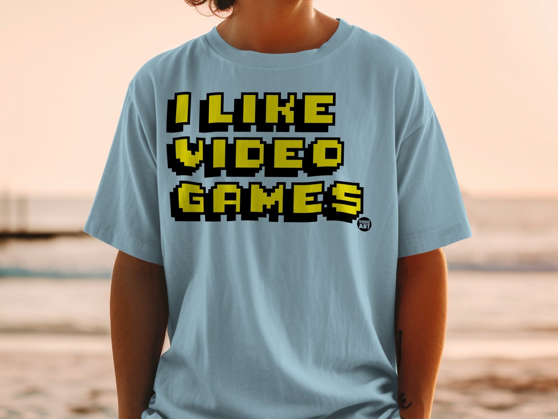 I Like Video Games Graphic Tee for Gamers