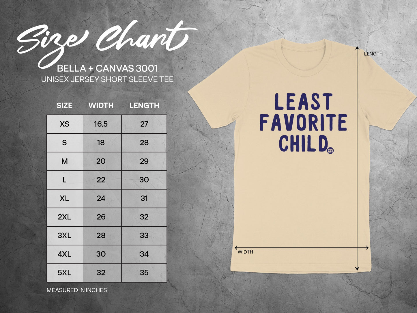 Least Favorite Child Unisex Jersey Short Sleeve Tee product