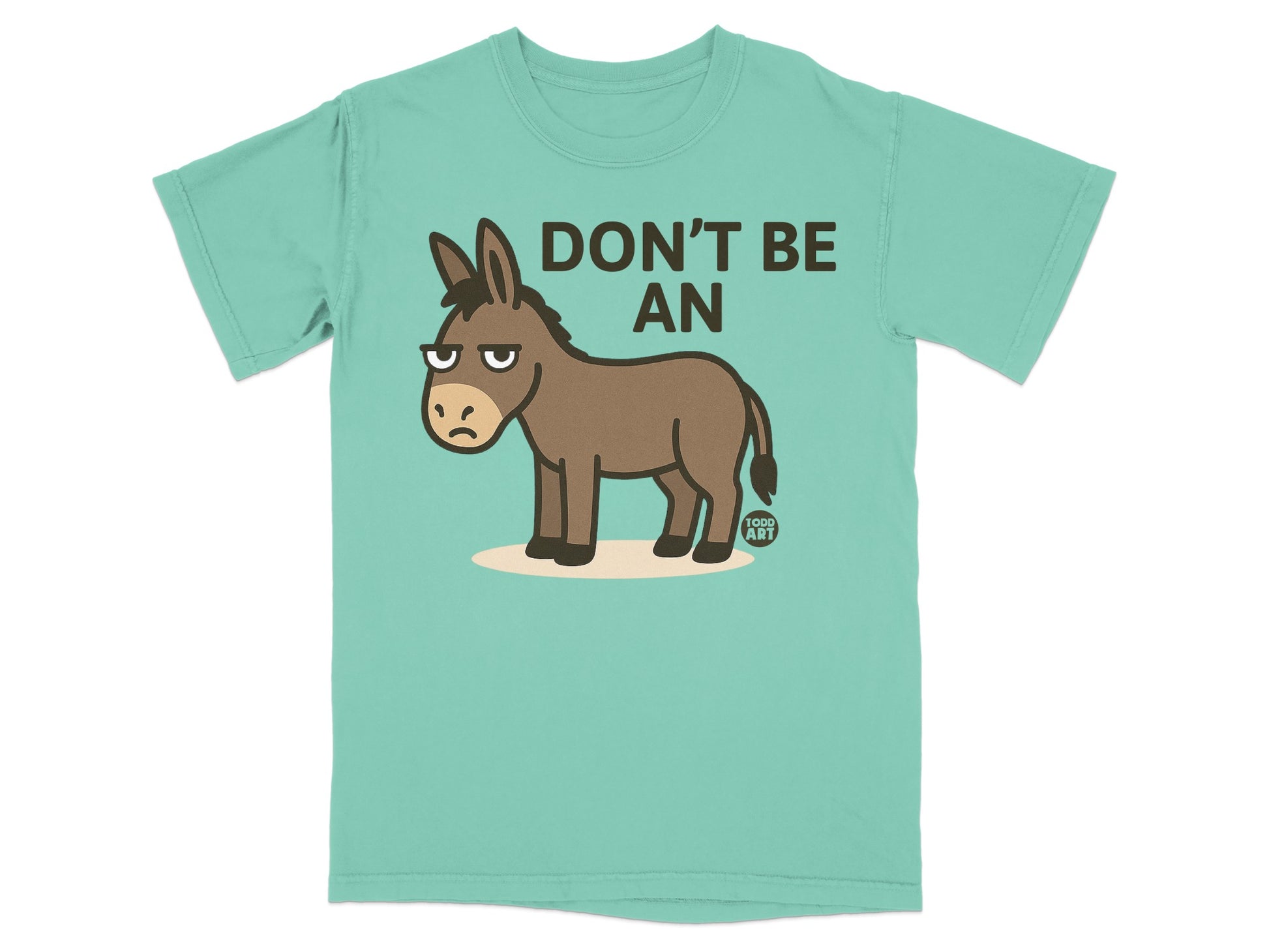 Don't Be An Angry Donkey Funny Graphic T-Shirt