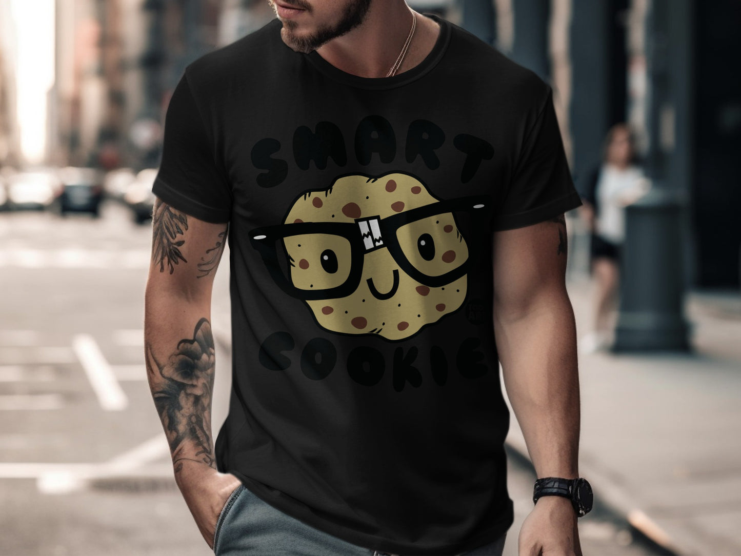 Smart Cookie Graphic T-Shirt with Cute Design