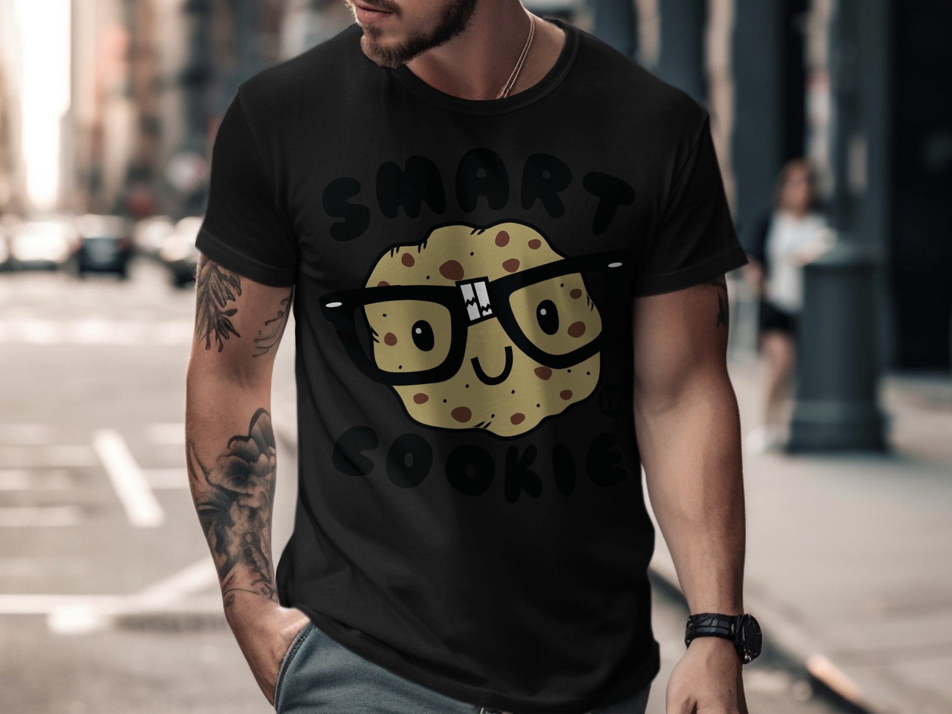Smart Cookie Graphic T-Shirt with Cute Design