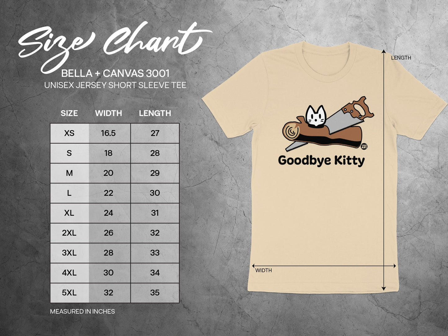 Goodbye Kitty Unisex Jersey Short Sleeve Tee