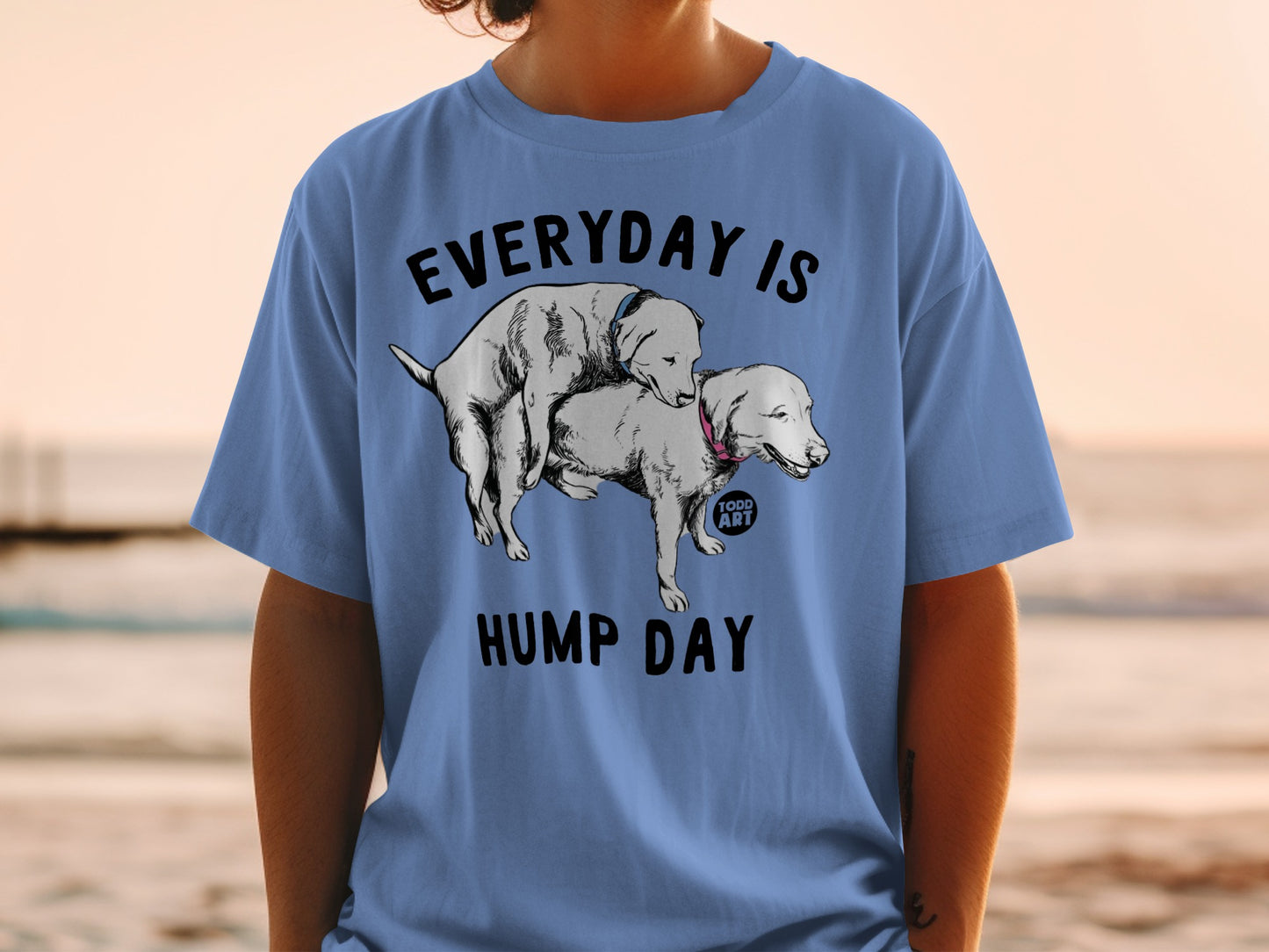 Everyday Is Hump Day Funny Dog Graphic T-Shirt