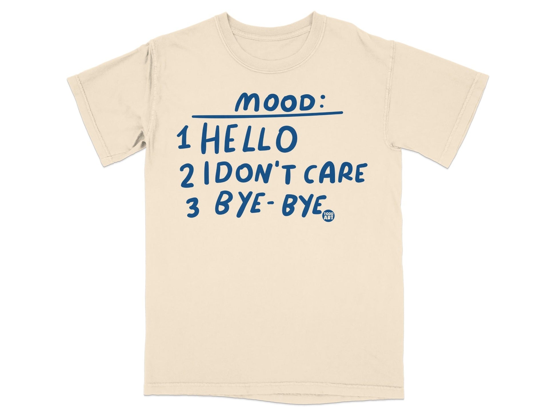Funny Mood Options Graphic Tee Shirt for Casual Wear