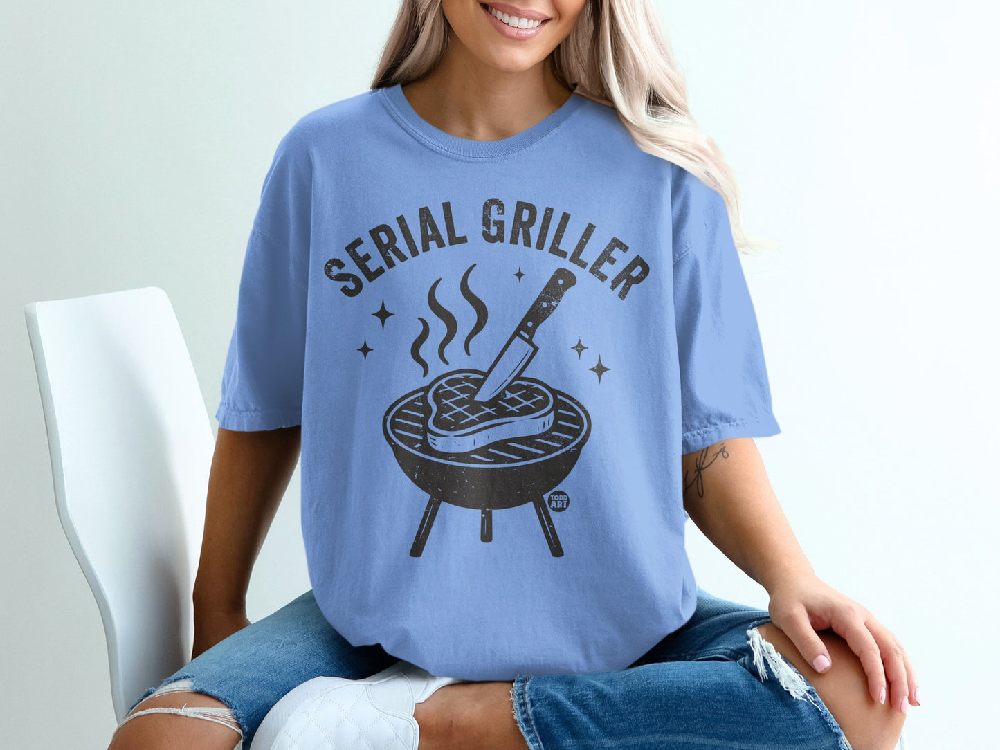 Serial Griller Funny Barbecue Pitmaster T-shirt