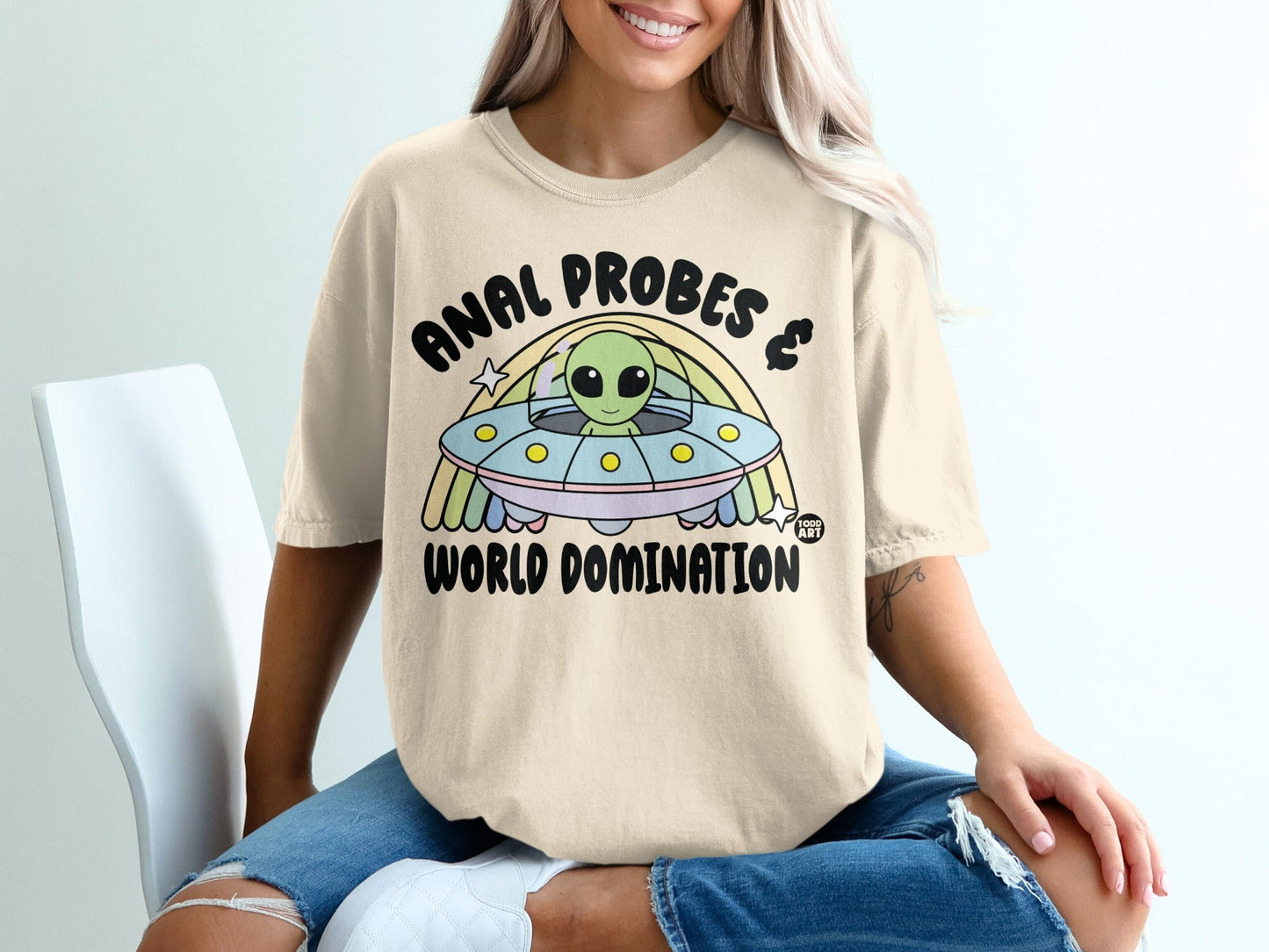 Anal Probes & World Domination Alien Shirt