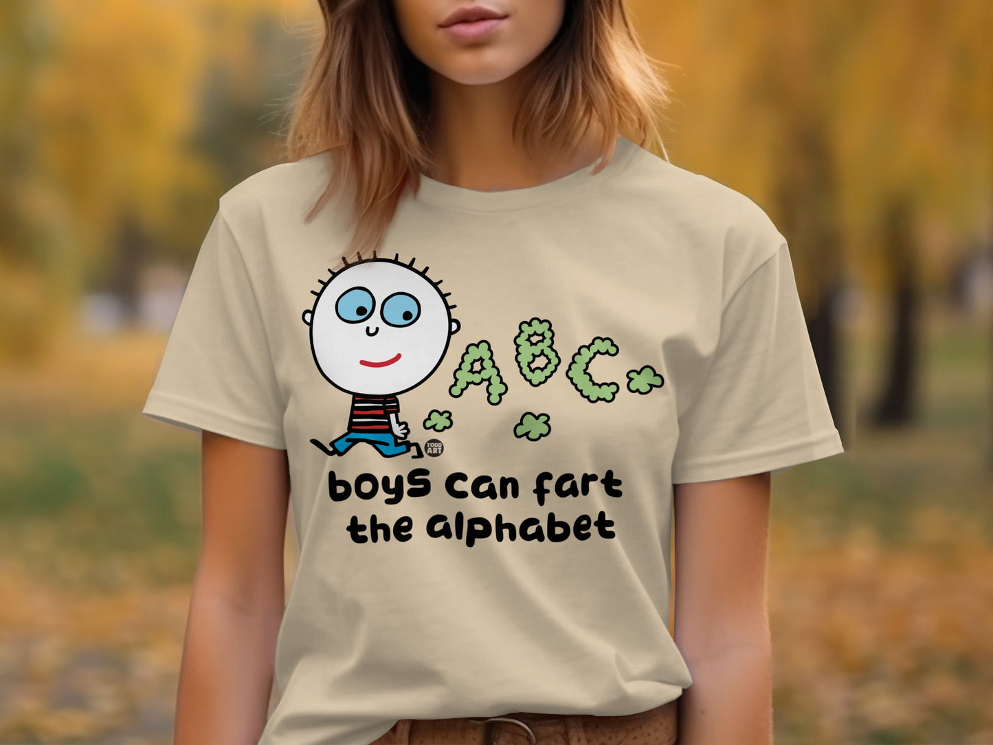 Boys Can Fart The Alphabet Funny T-Shirt