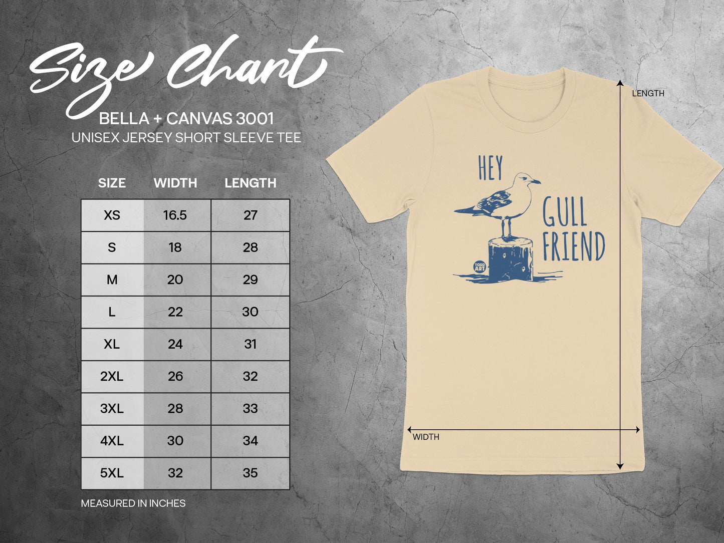 Hey Gull Friend Graphic T-Shirt product type