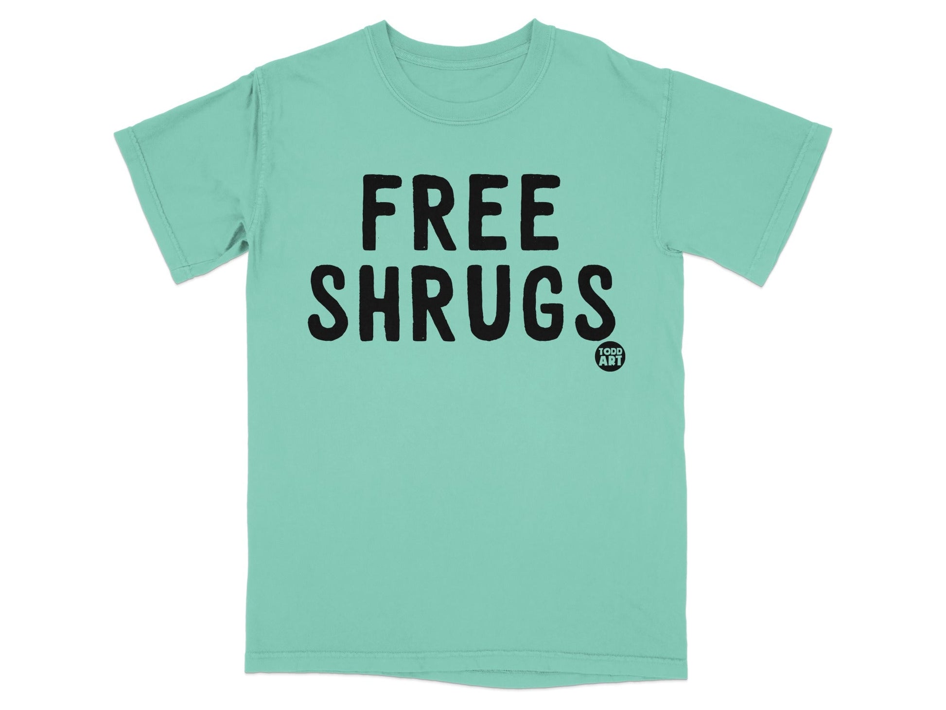 Free Shrugs Graphic Tee Casual Outfit Statement