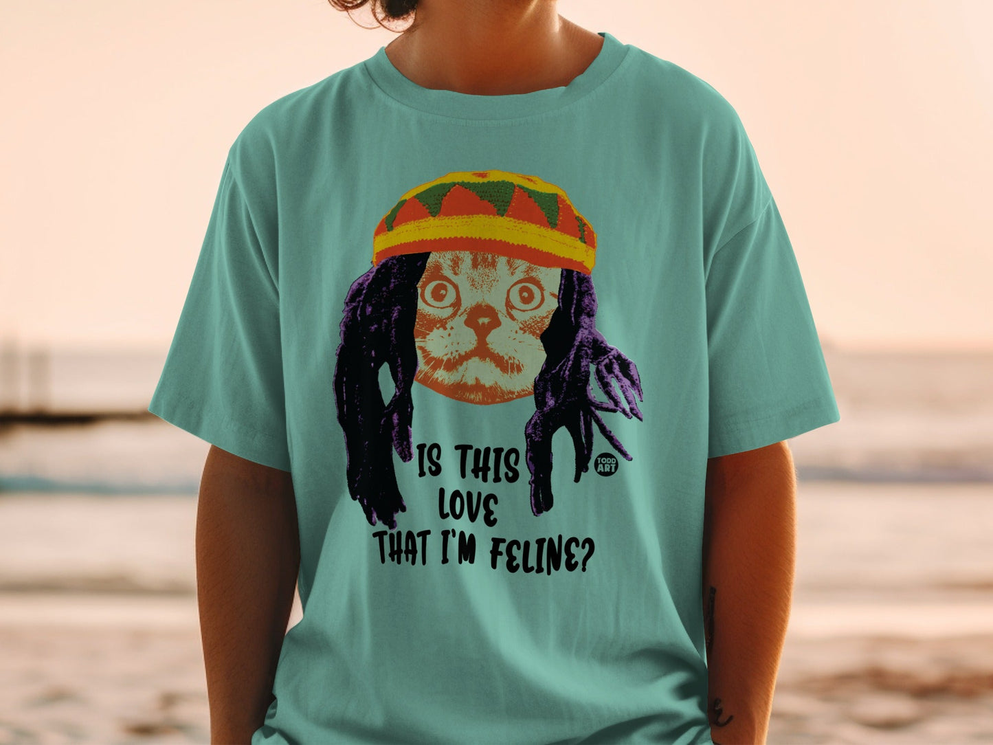 Is This Love That I'm Feline Cat Graphic Shirt