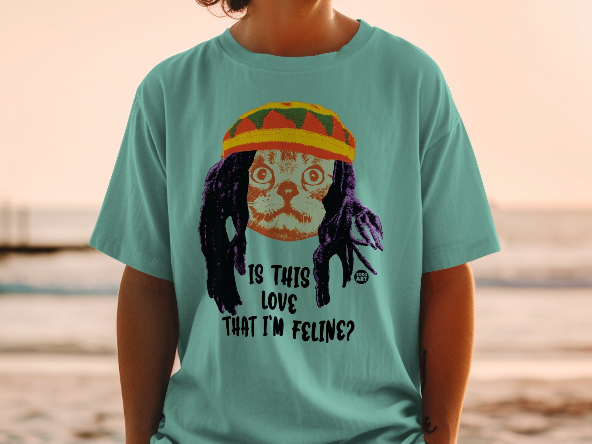 Is This Love That I'm Feline Cat Graphic Shirt