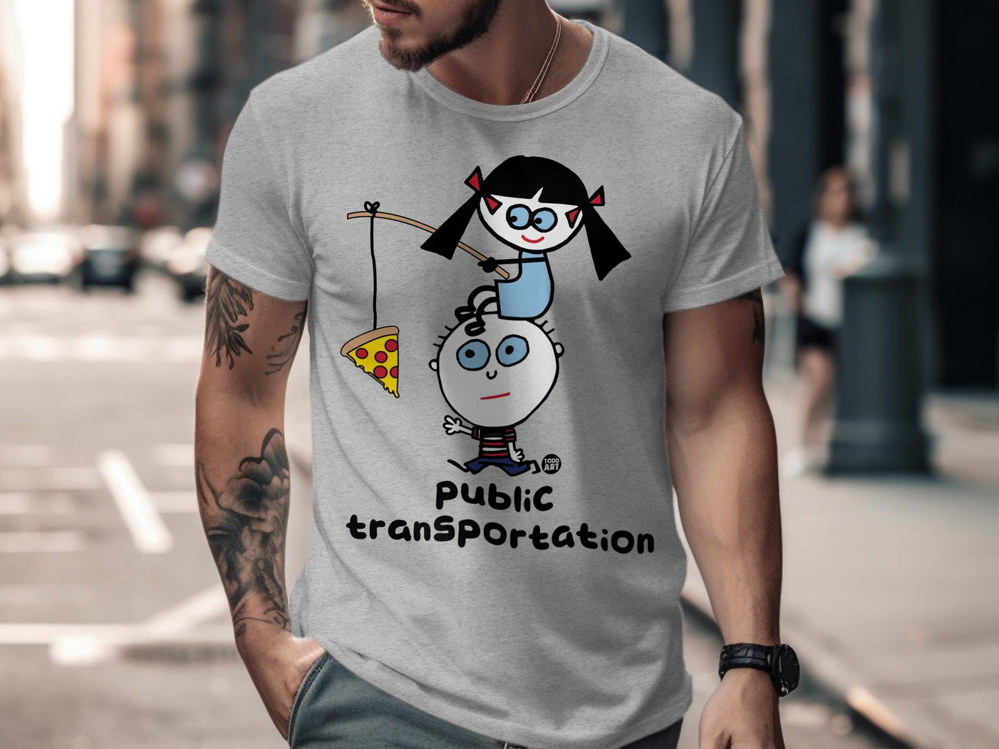Funny Public Transportation T-Shirt For Humor Fans
