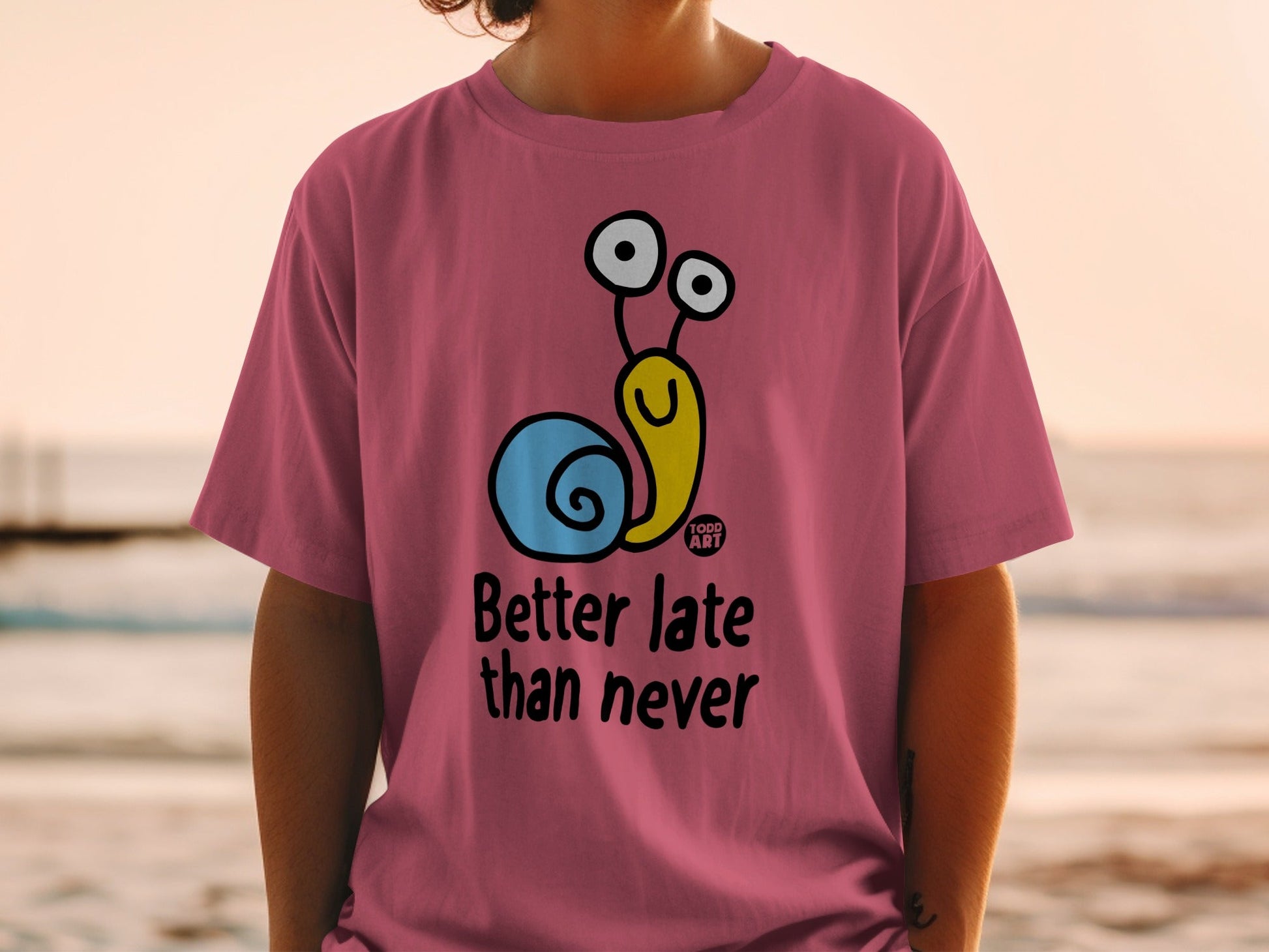 Better Late Than Never Snail Graphic Tee