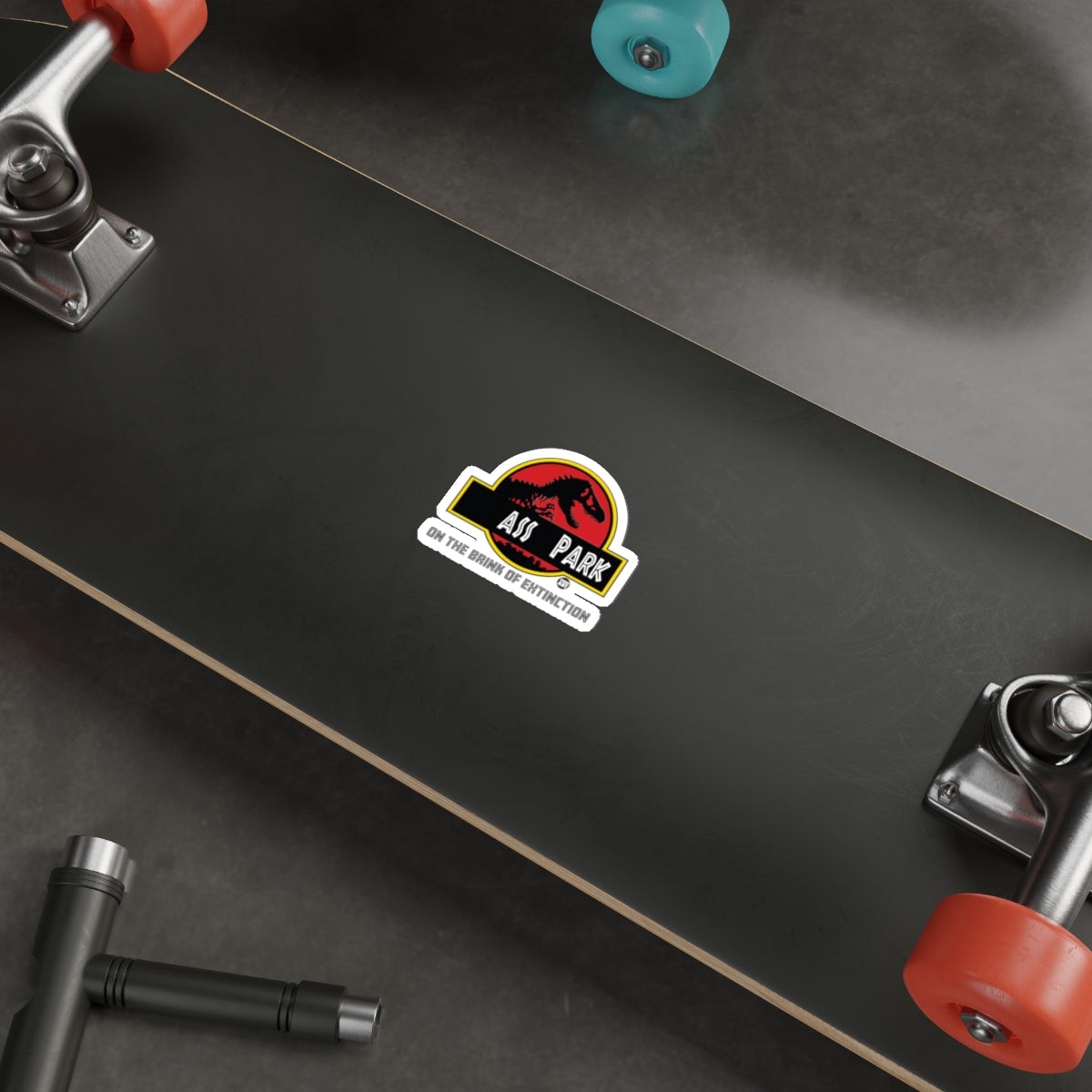 Ash Park On the Brink of Extinction skateboard