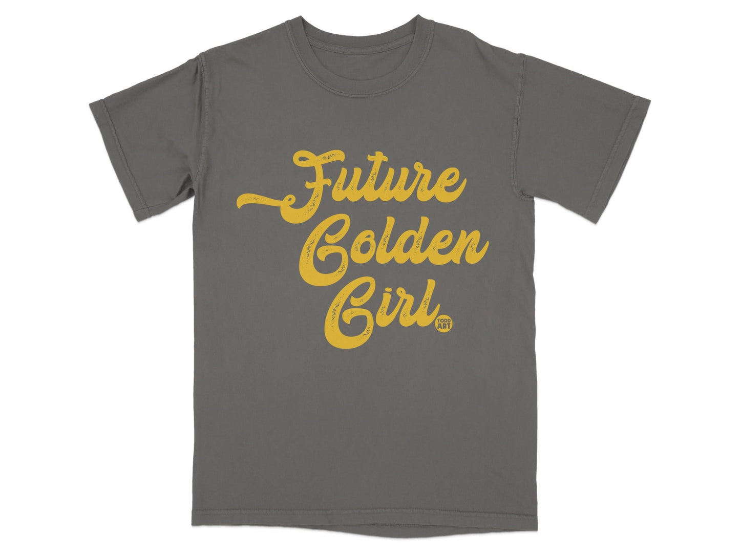 Future Golden Girl Yellow Text T-Shirt