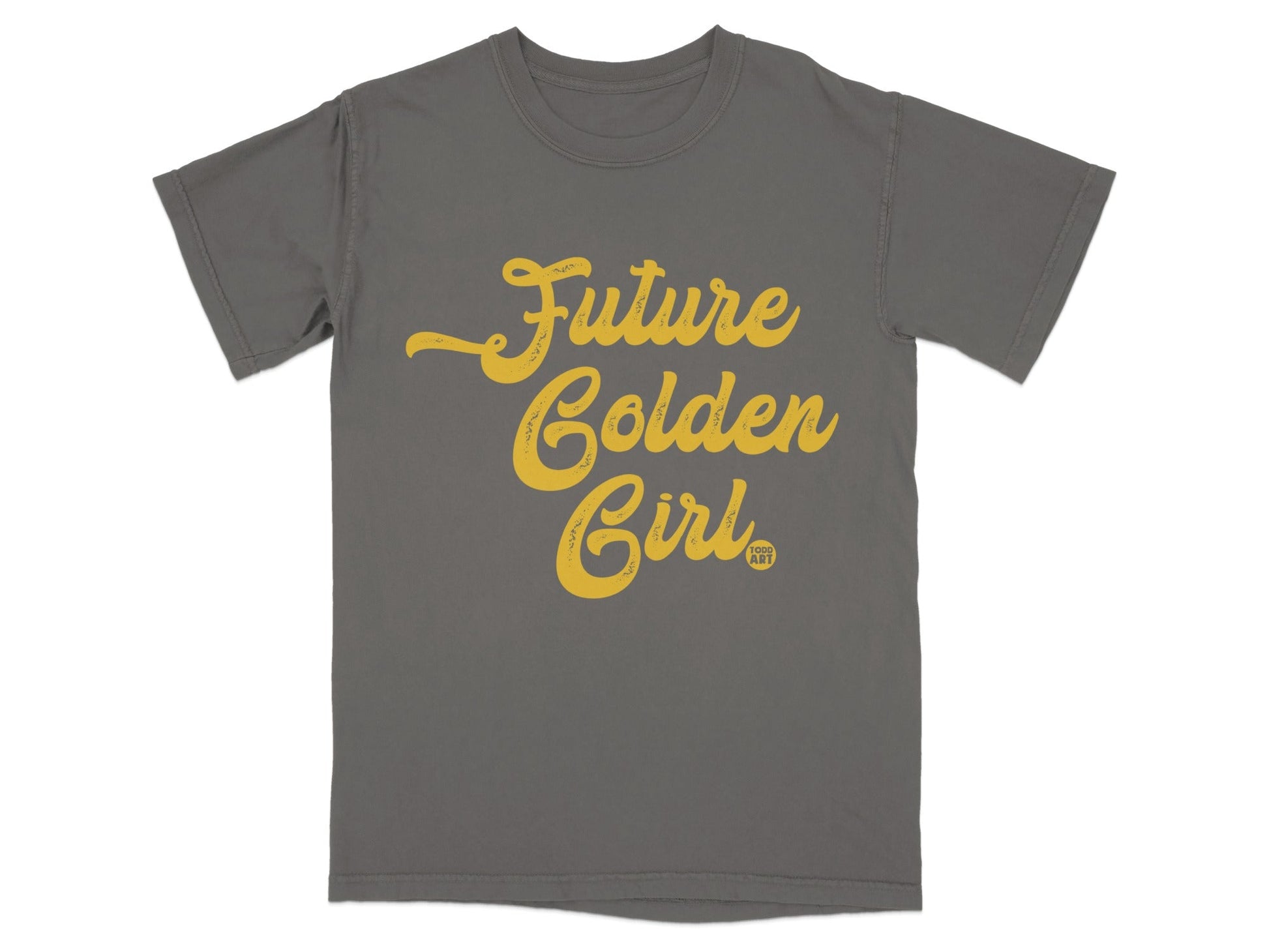 Future Golden Girl Yellow Text T-Shirt