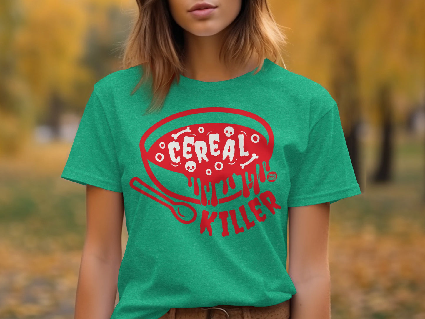 Funny Halloween Cereal Killer Unisex Graphic Tee