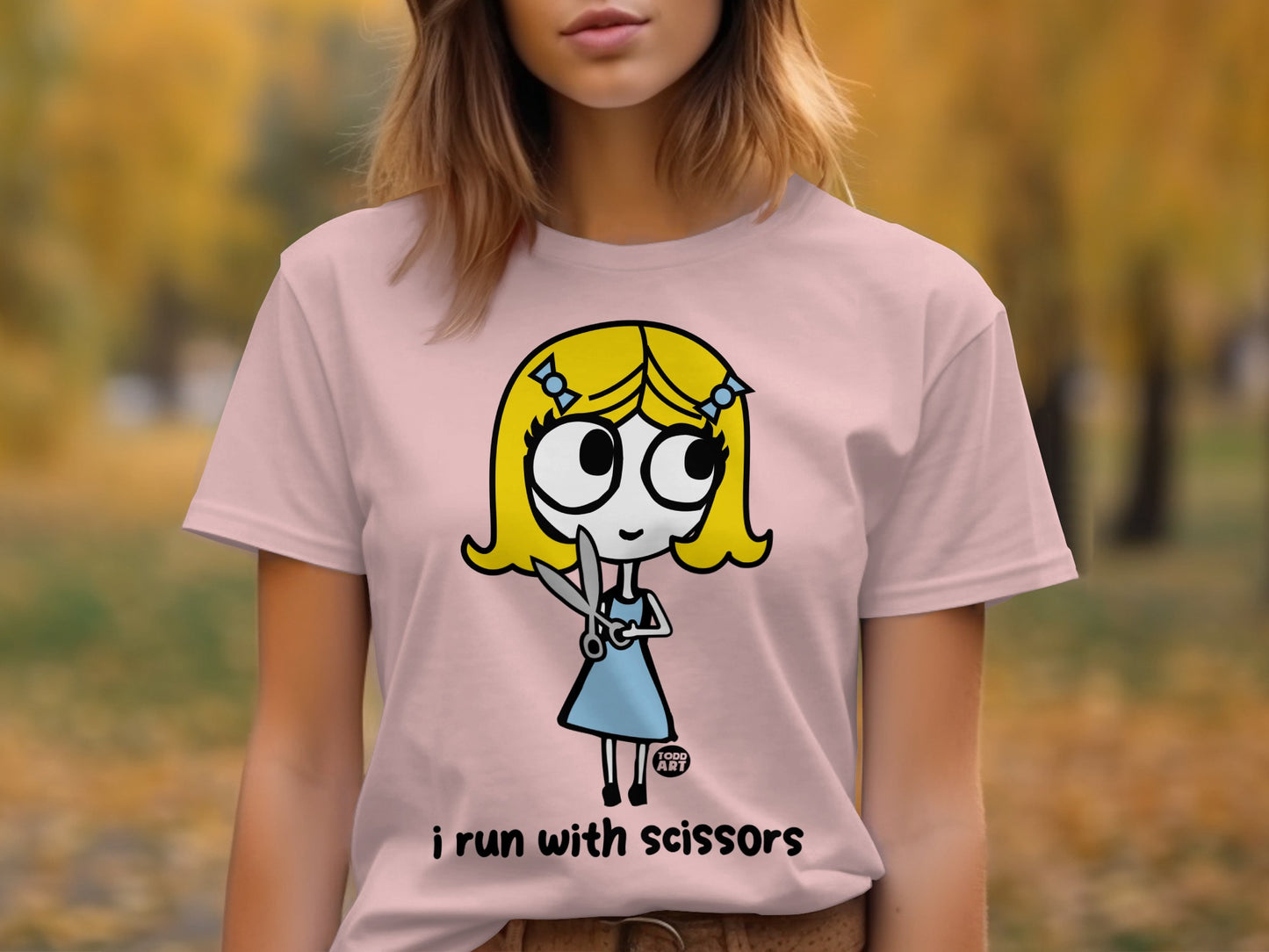 I Run With Scissors Graphic Tees for Fun Apparel