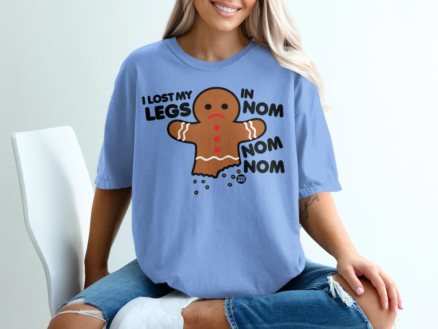 Gingerbread Man I Lost My Legs in Nom Nom Nom T-Shirt