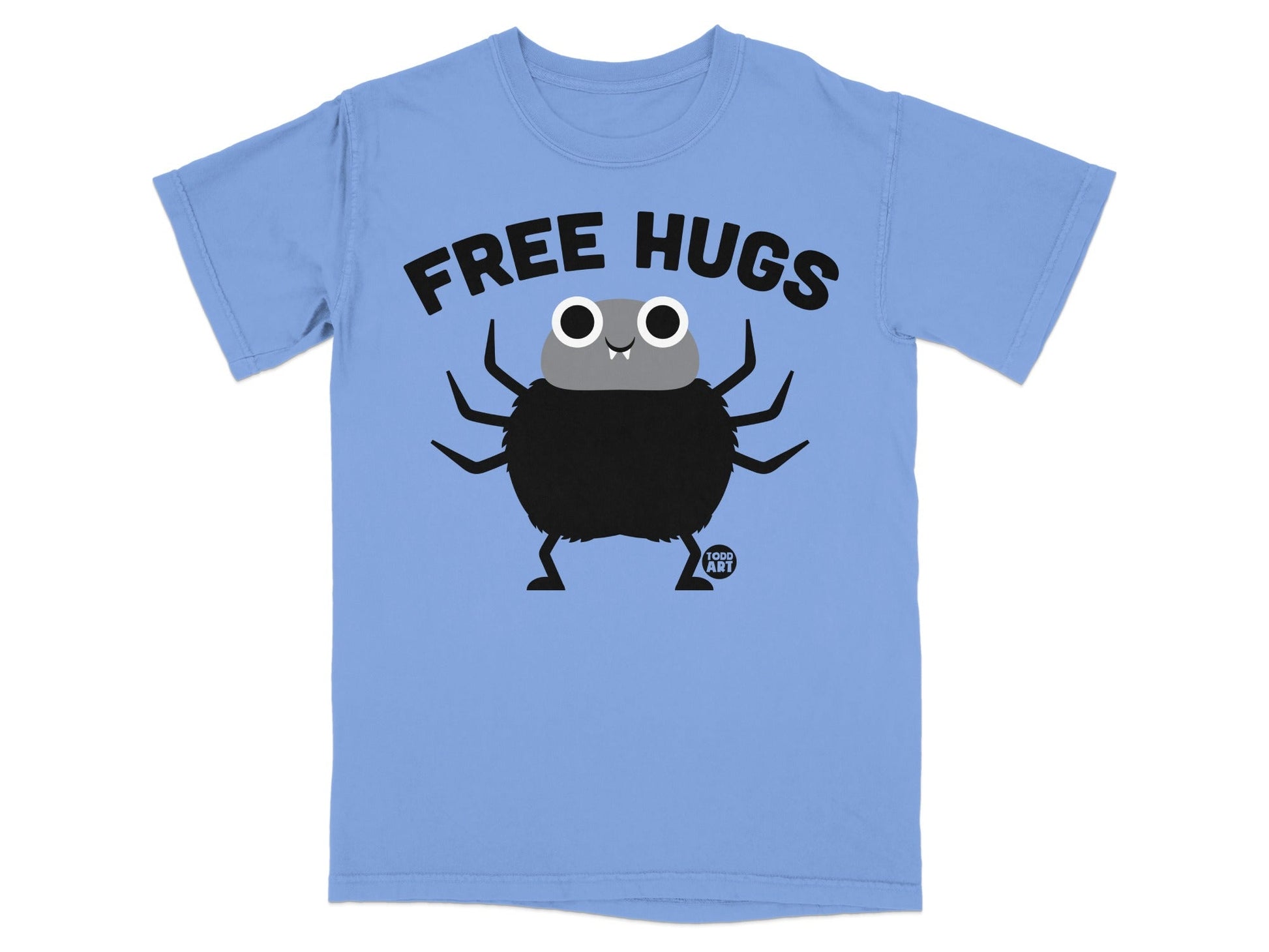 Free Hugs Cute Spider Graphic T-shirt