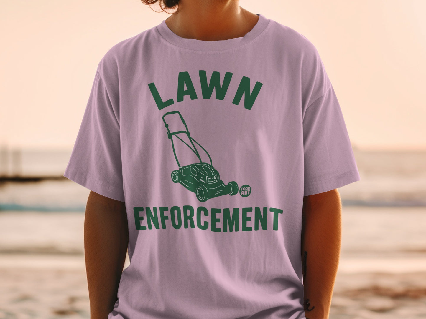 Lawn Enforcement Lawnmower Humorous Design product type