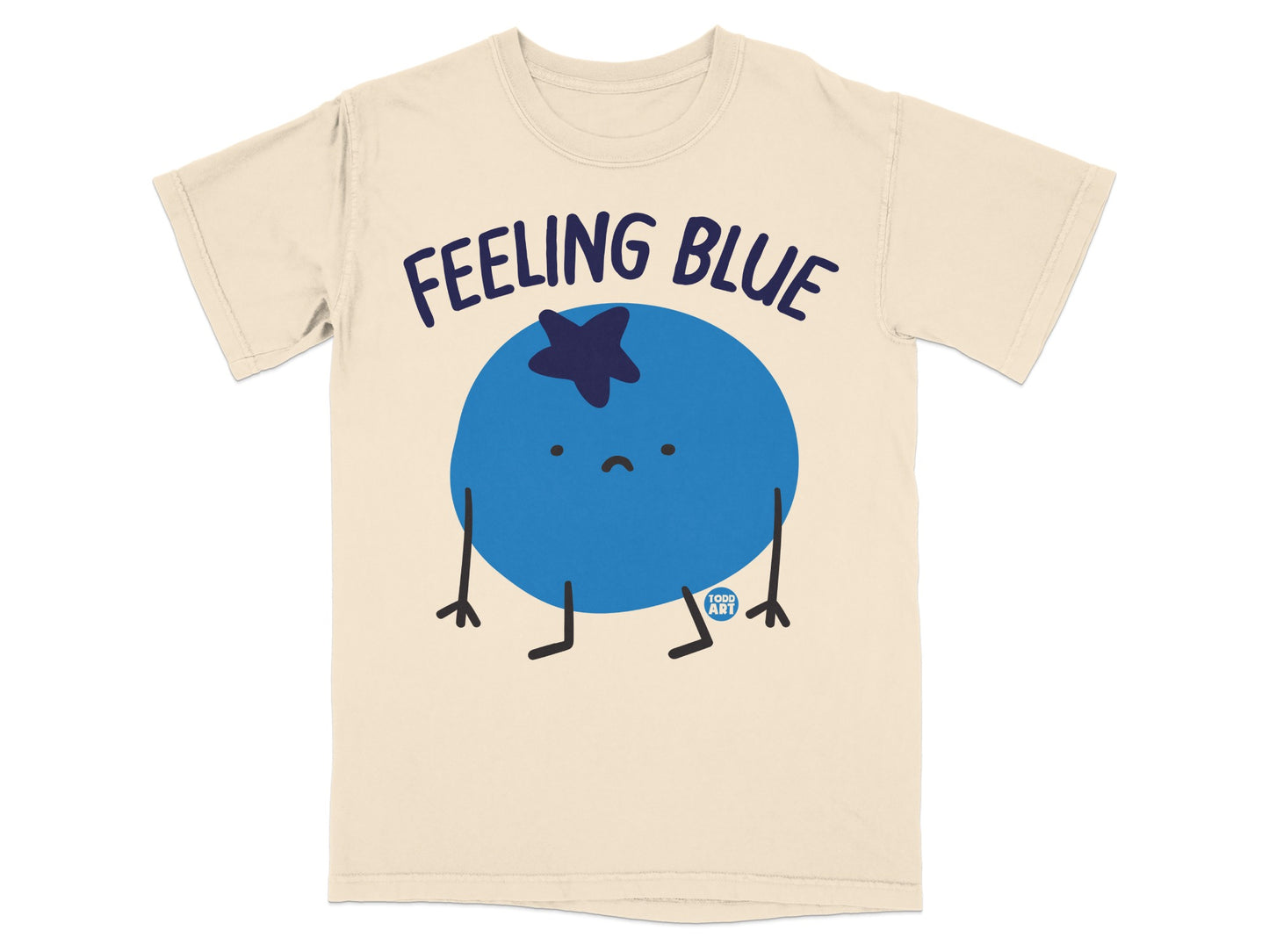 Sad Blueberry Feeling Blue Humorous Design product type