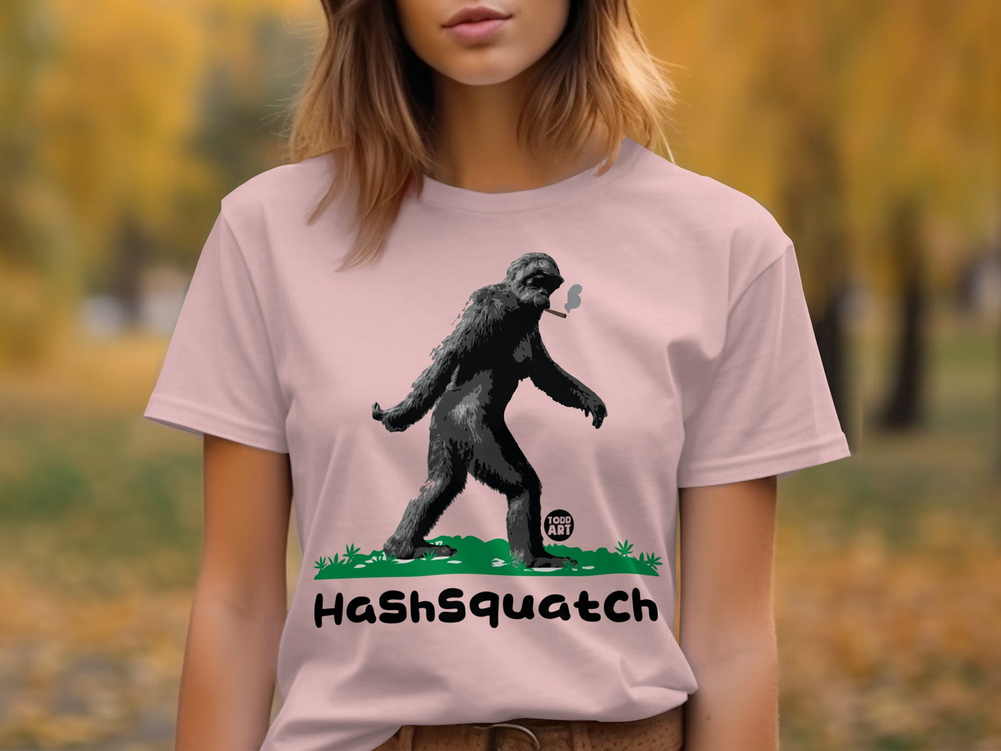 HashSquatch Novelty T-Shirt for Casual Wear