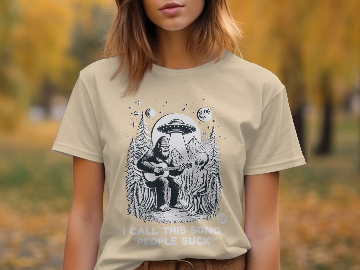 I Call This Song People Suck Alien UFO Bigfoot Shirt