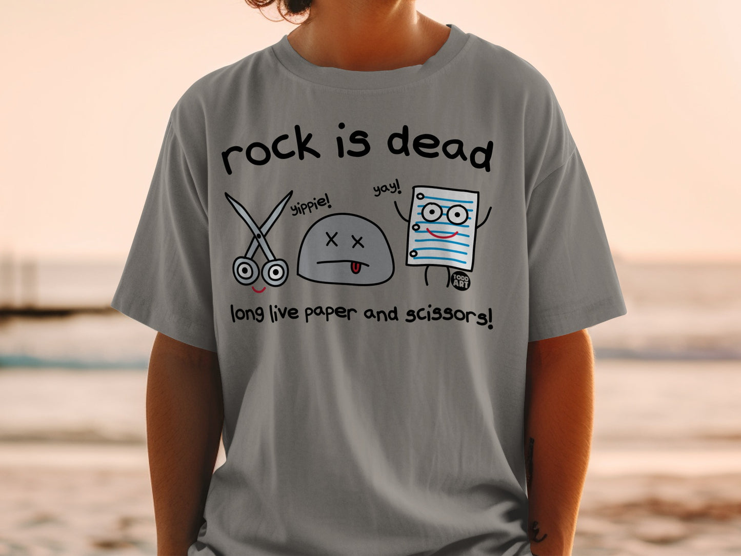 Rock is Dead Long Live Paper and Scissors Fun product type