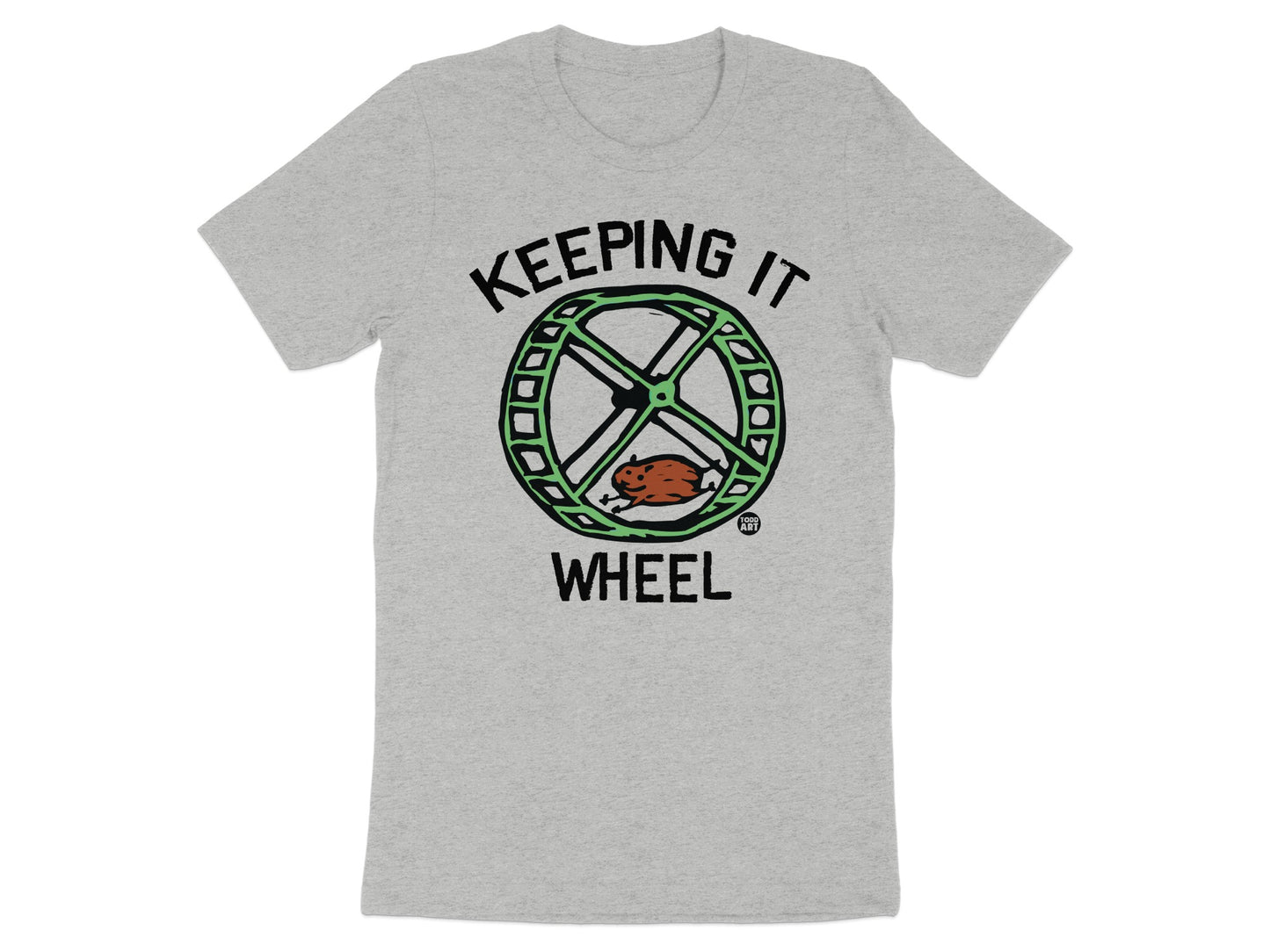 Keeping It Wheel Hamster Graphic T-Shirt