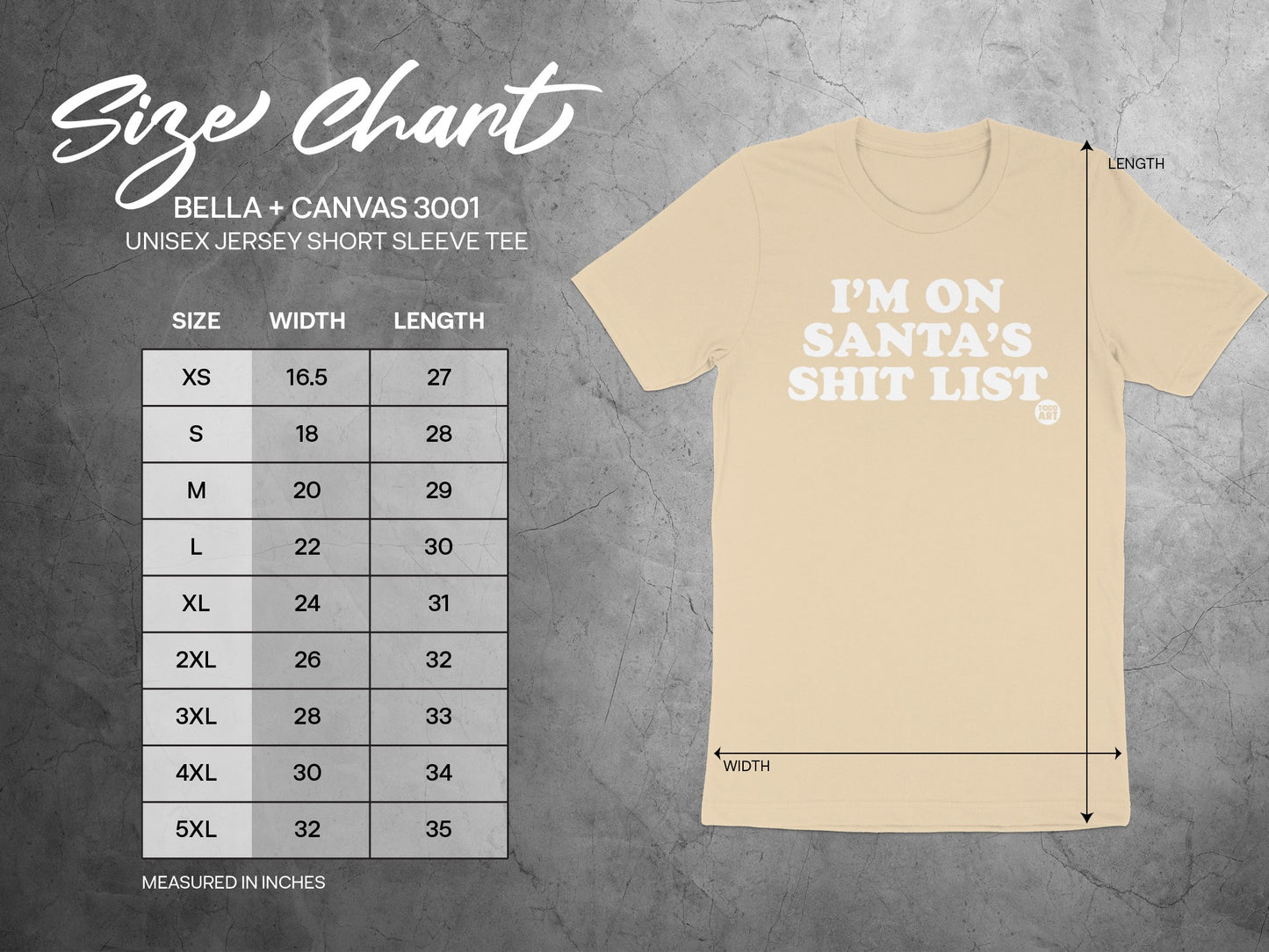 I'm On Santa's Shit List Unisex Jersey Short Sleeve Tee product