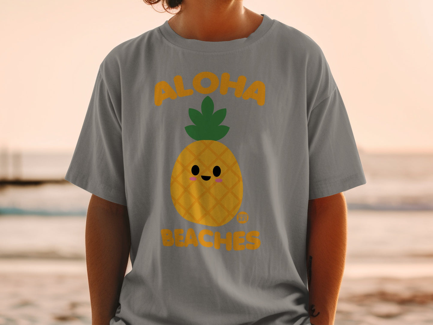 ALOHA Cute Pineapple Graphic BEACHES product type