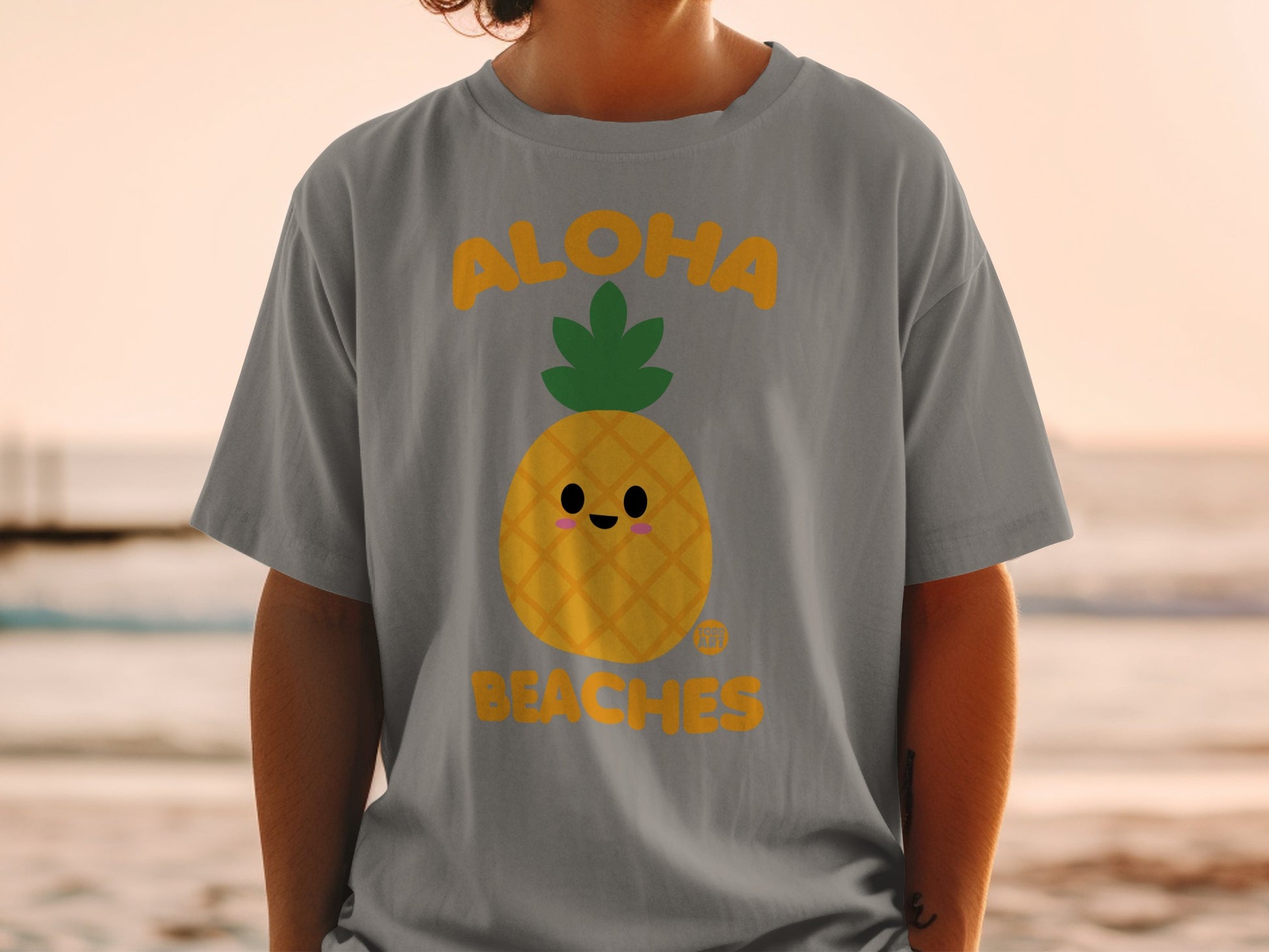 ALOHA Cute Pineapple Graphic BEACHES product type