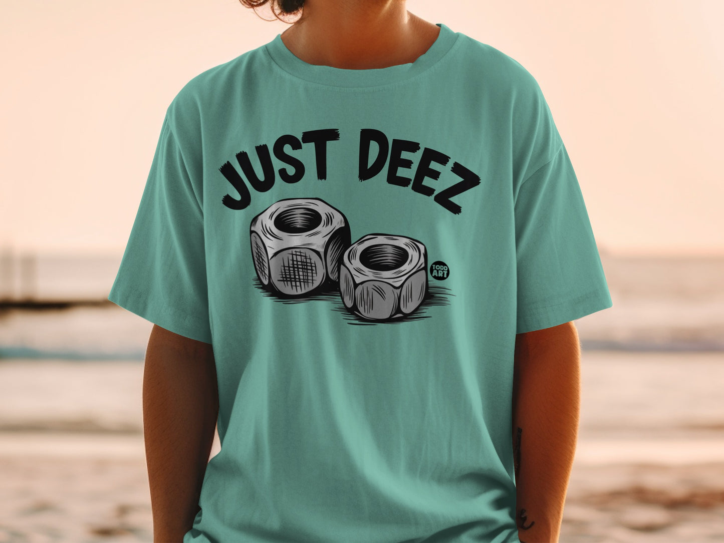 Just Deez Nuts Mechanical Bolt Graphic T-Shirt product type