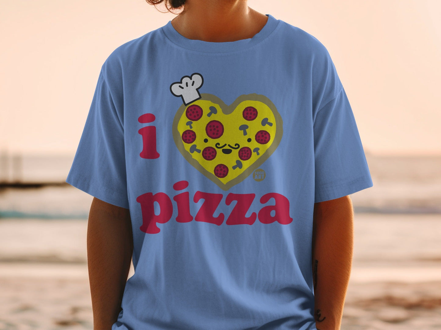 I Love Pizza Graphic Tee for Casual Wear