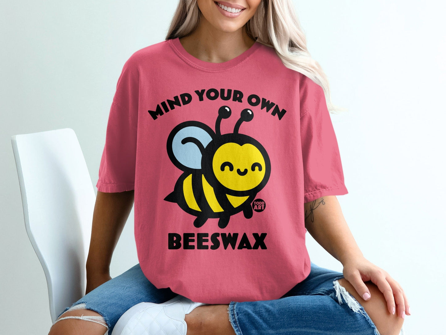 Mind Your Own Beeswax Graphic Tee Casual Wear