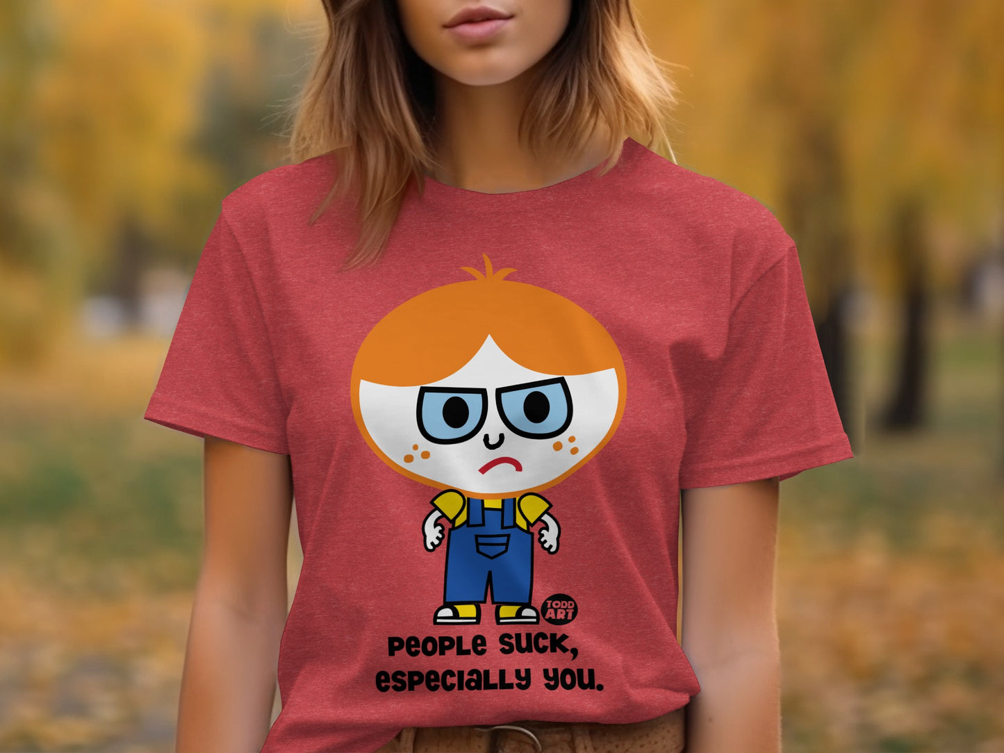 Funny People Suck Especially You Graphic T-Shirt
