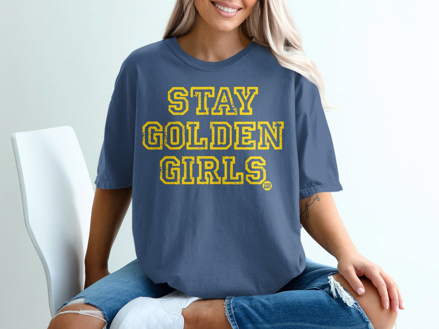 Stay Golden Girls Graphic T-Shirt Casual Wear