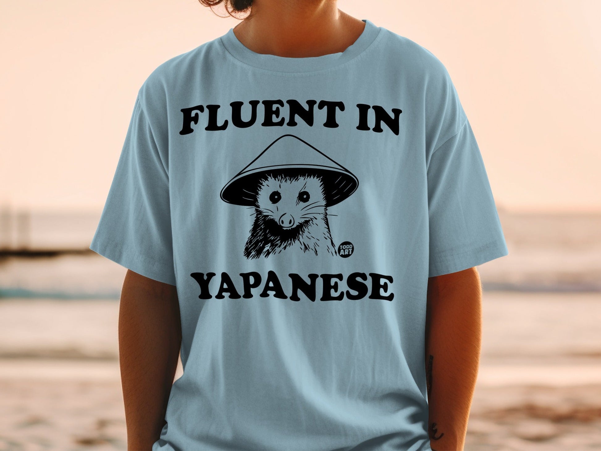 Fluent in Yapapanese Funny Graphic T-Shirt